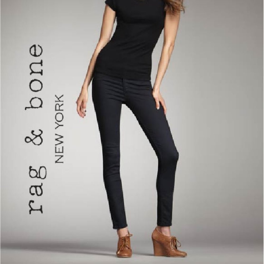 rag & bone The Legging Midnight Jeggings SZ 24